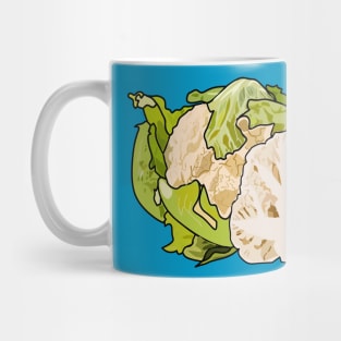 Cauliflower cartoon illustration Mug